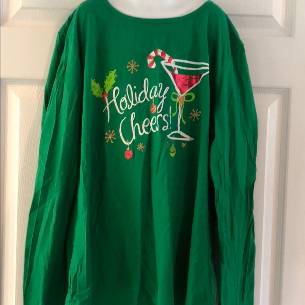 Holiday Time 16-18 XL/XG long sleeve shirt